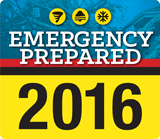 the words "Emergency Prepared 2016"